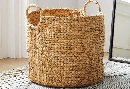 سبد حصیری استوانه انتخابی هوشمندانه برای خانه